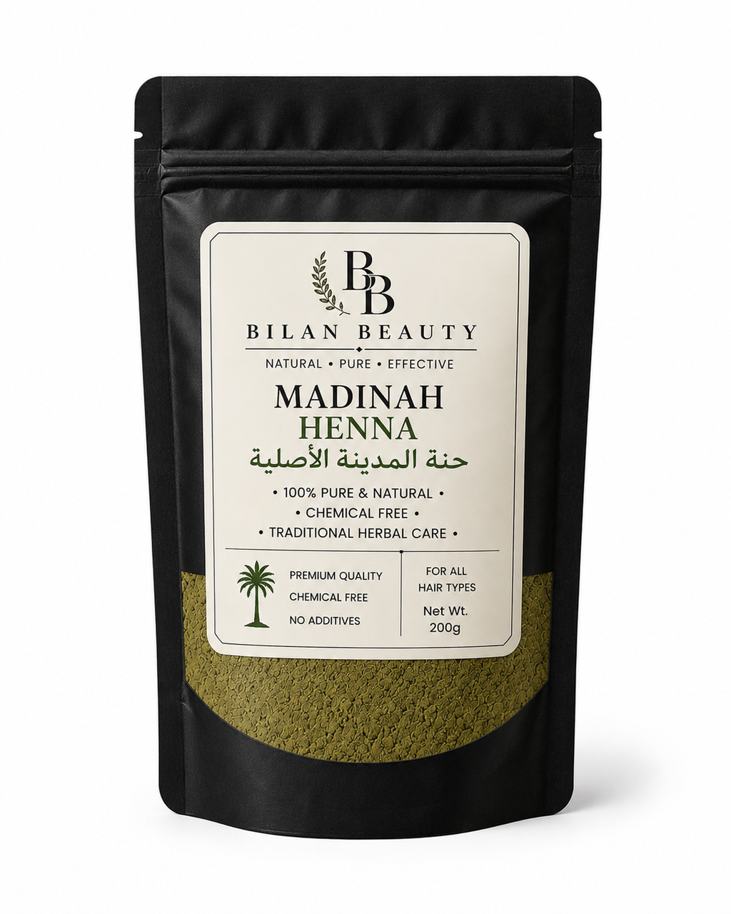 Madinah Henna Powder – 100% Natural Hair & Body Dye from Al Madinah, Saudi Arabia|حنةالمدينة الأصلية