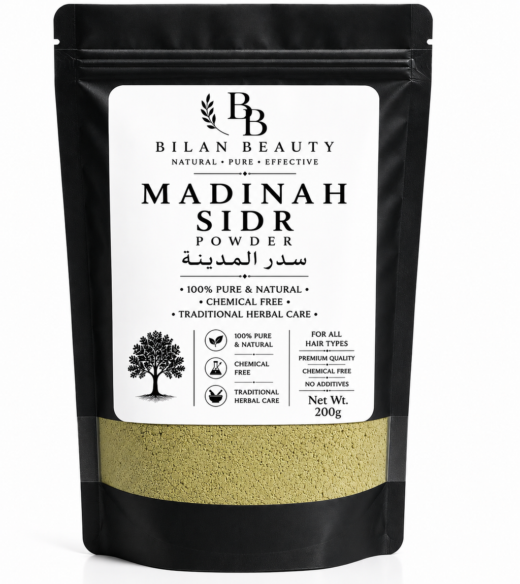 Madinah Sidr Powder – 100% Natural Ground Leaves for Hair & Skin Care - سدر المدينة - مطحون طبيعي 100% للعناية بالشعر والبشرة